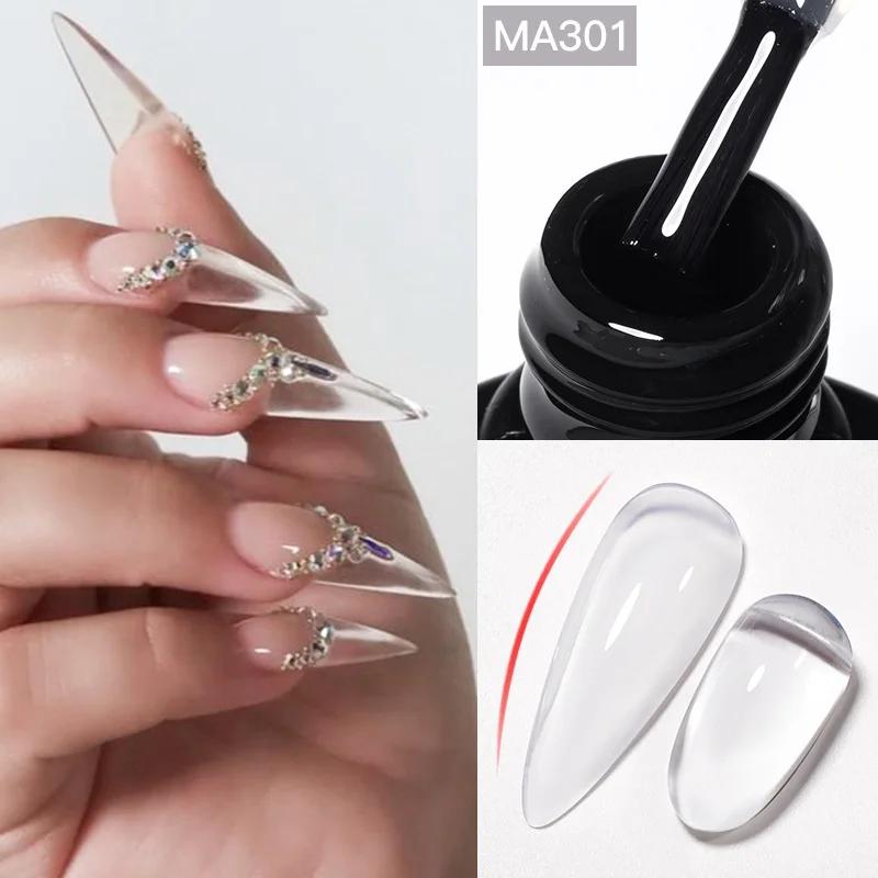 Vernis à ongles Gel Base en caoutchouc nu 2 en 1, Semi-Permanent, coloré, UV LED, pour manucure, ver