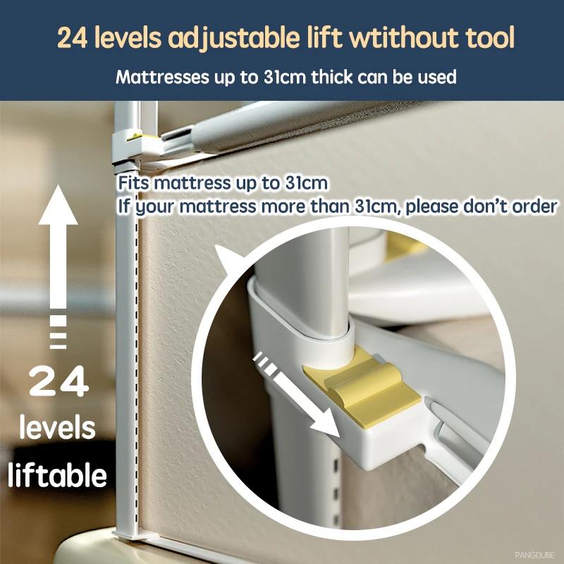 PANGDUpun1-Barrière de sécurité contre les chutes pour lit de parents, garde-rail de lit, protection