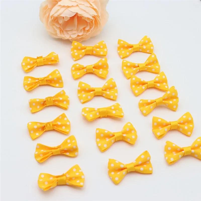 50/100 pièces taille 2cm x 3.5cm mini nœud à pois taille nœud papillon vêtements bricolage accessoir