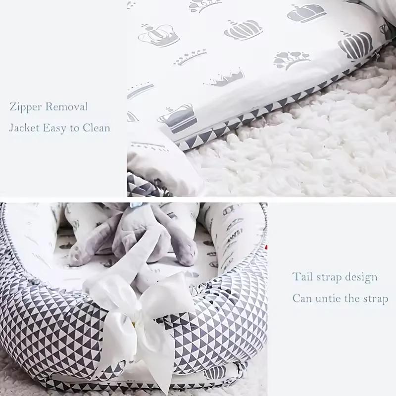 Noix de bébé en coton, berceau pour bébé, lit de bébé, couffin Portable, lit de voyage, pare-chocs a