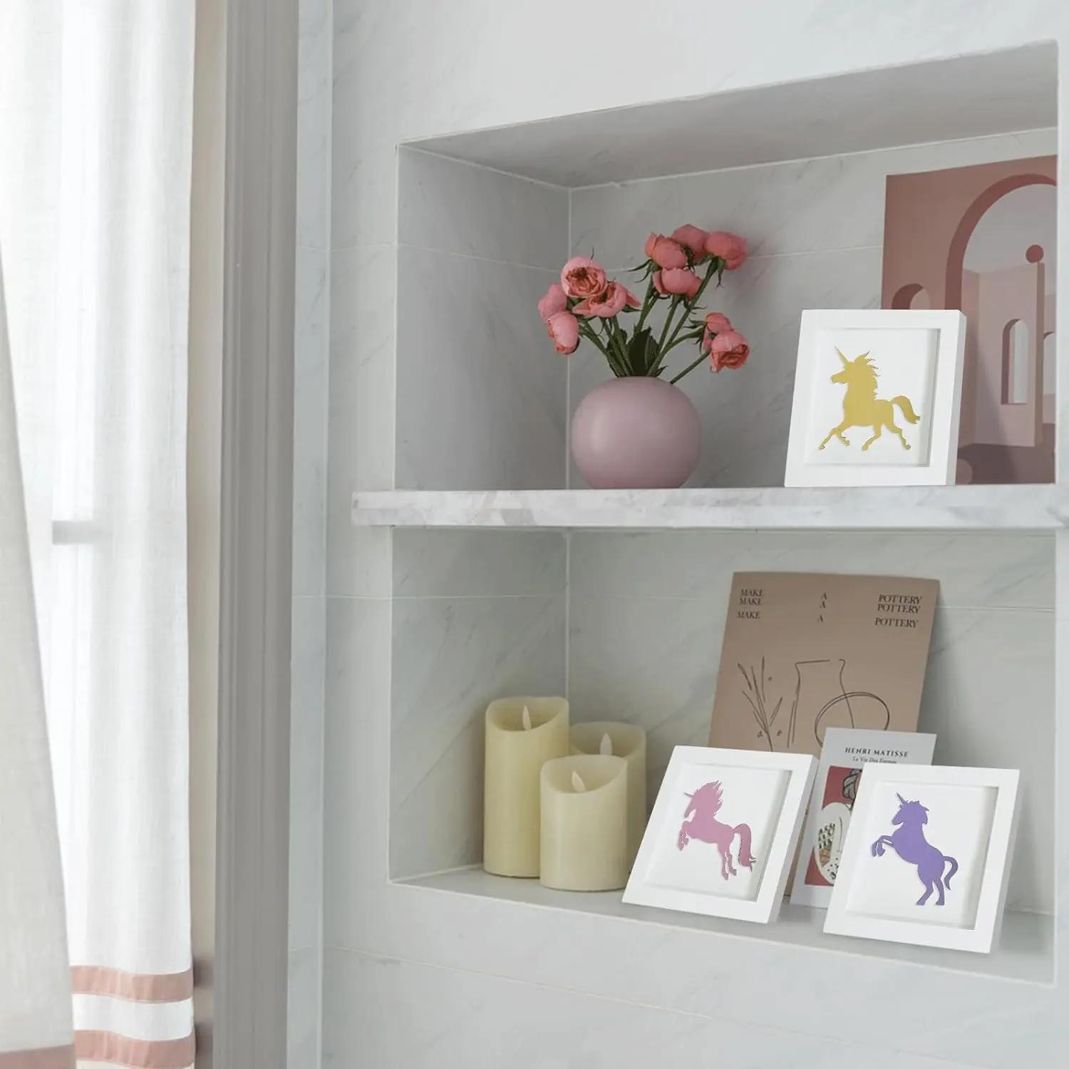 Décorations Murales en Bois 3D Encadrées pour Chambre d'Enfant, Signe de Table sur le Thème de Nairo