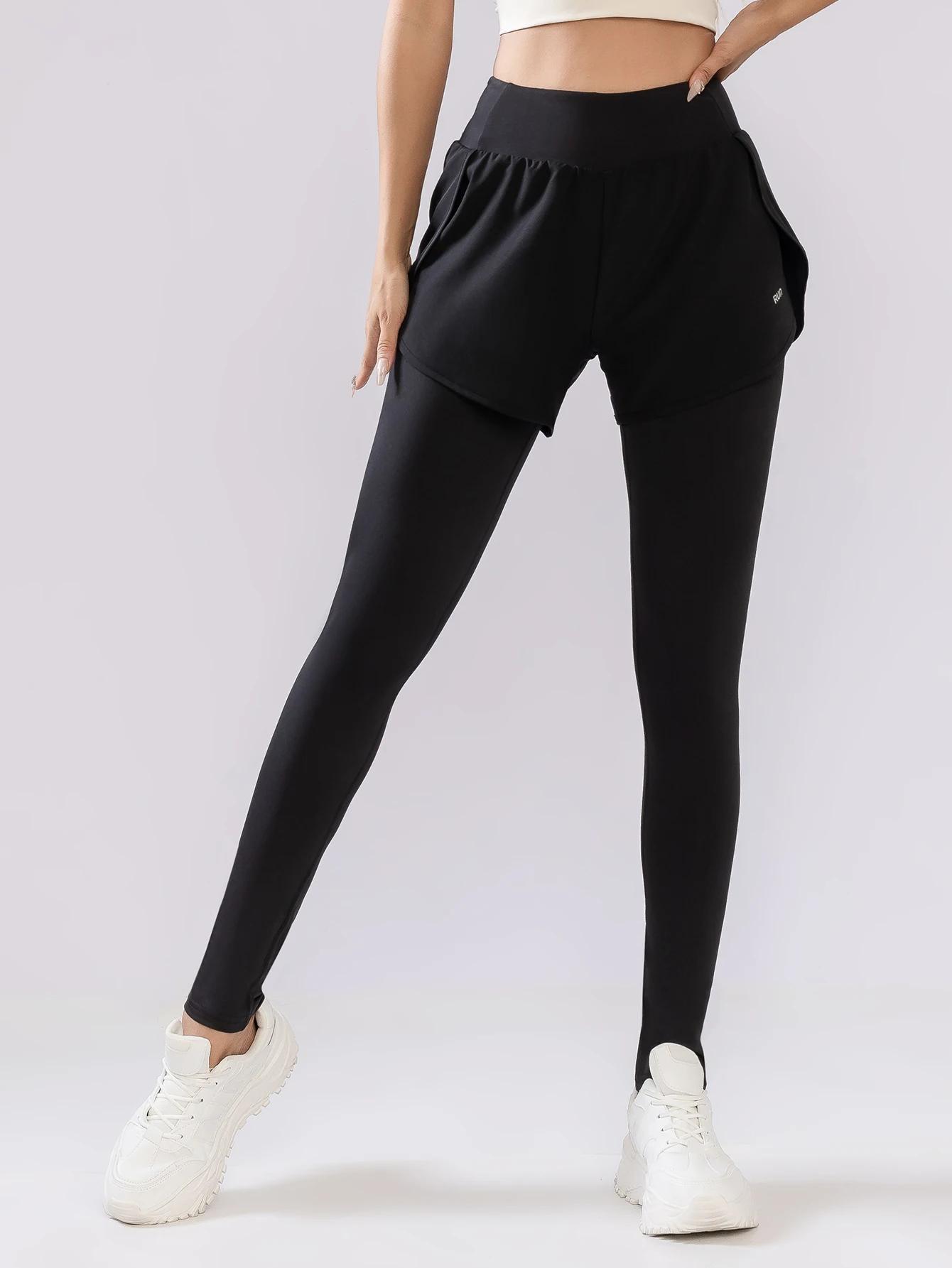 Ensemble de sport taille haute pour femme, pantalon de yoga, lifting des hanches, fitness, course à 