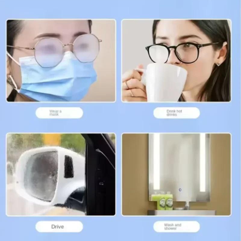 Lingettes pour lunettes, 100 pièces, chiffon de nettoyage pour écran Anti-buée, accessoires, tampon 