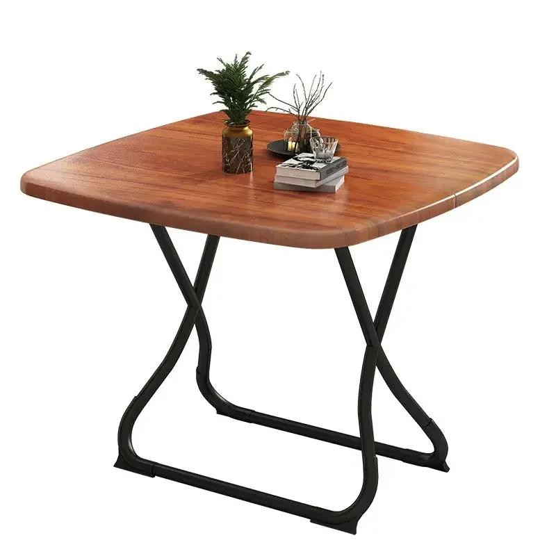 Table à manger pliante Premium 2025, Table carrée Simple et pliable pour petit appartement, Portable