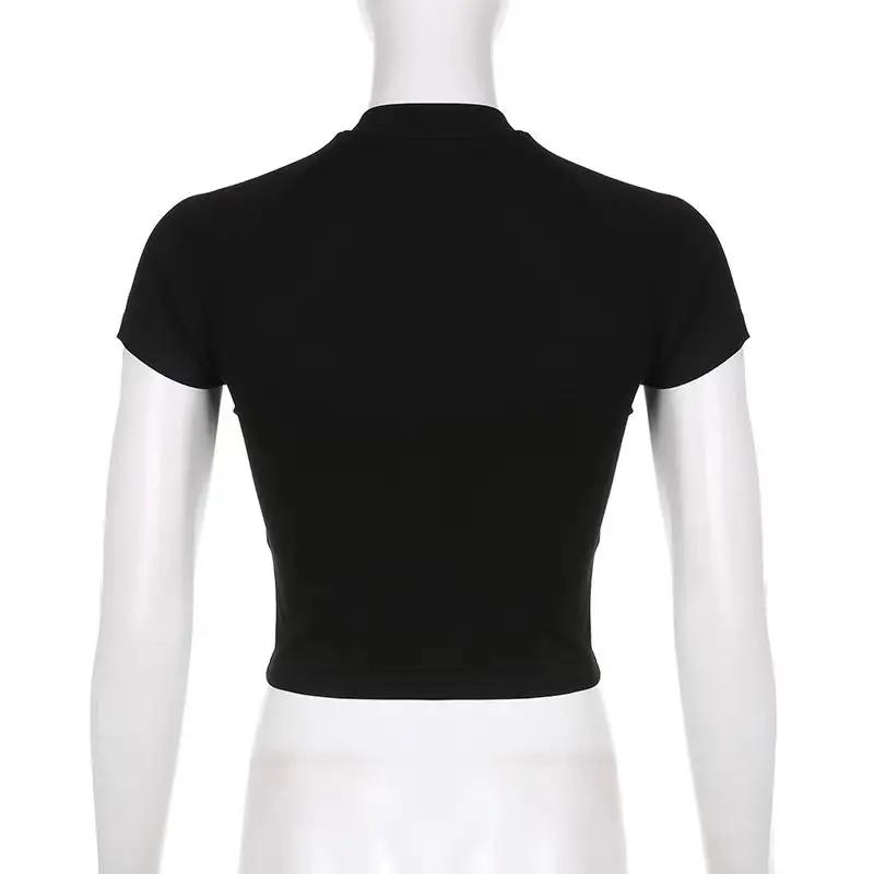 Y2K coréen Vintage Streetwear décontracté Acubi Harajuku Egirl T-Shirts Grunge hauts esthétique surd