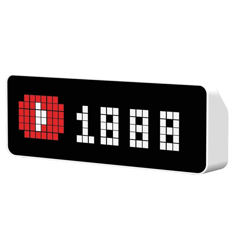 Ulanzi TC001 horloge de pixels intelligente LED affichage de pixels polychrome horloge Pomodoro vent