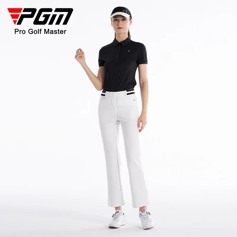 Pantalons golf femme élastiques été printemps - KUZ176 élégants à séchage rapide décontractés
