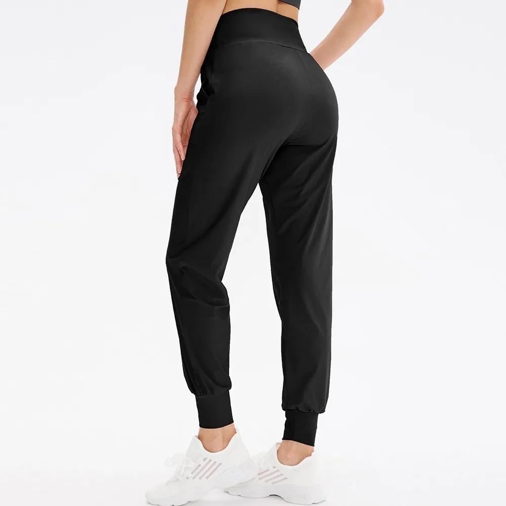 Pantalon de jogging ample pour femme, séchage rapide, avec poches, idéal pour le yoga, la course et 