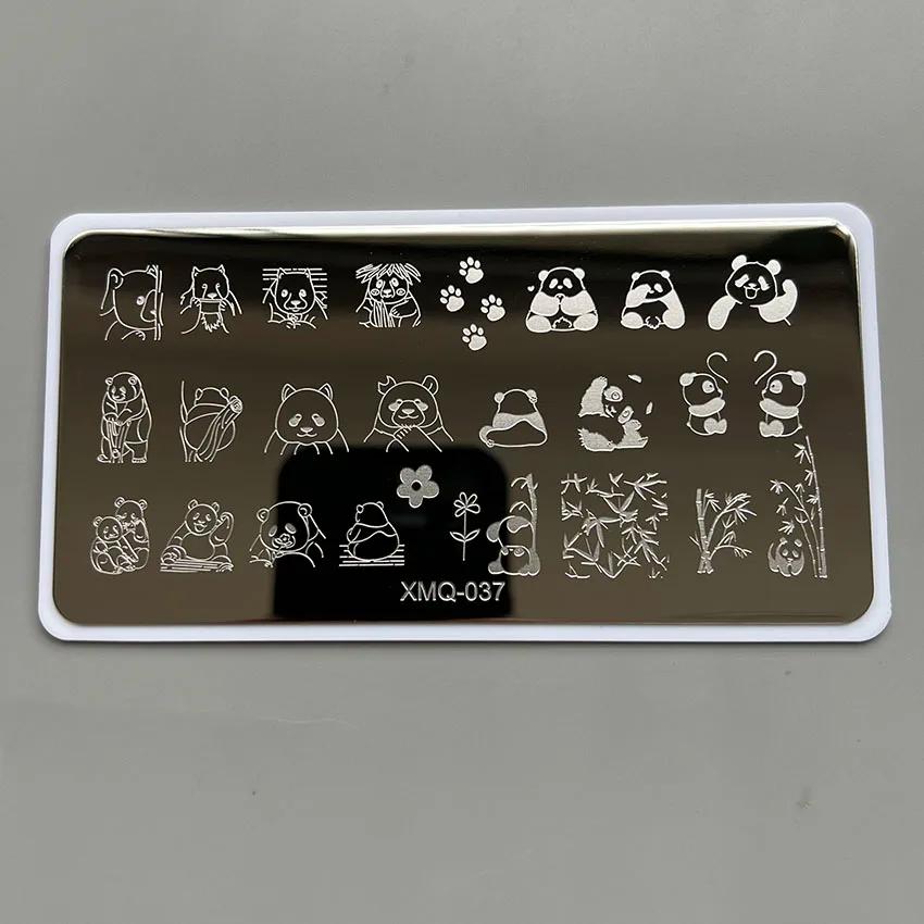 XMQ Nail Art Plaque d'estampage Designs français
