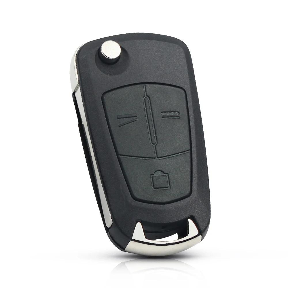KEYYOU – clé télécommande de voiture à rabat, 433Mhz, pour Opel/Vauxhall Astra H 2004-2009 Zafira B 