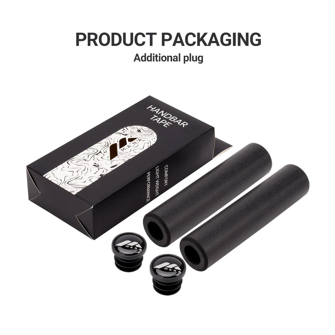 MANA Poignées en silicone pour vélo MTB, épaisses, légères, confortables, avec absorption des chocs,