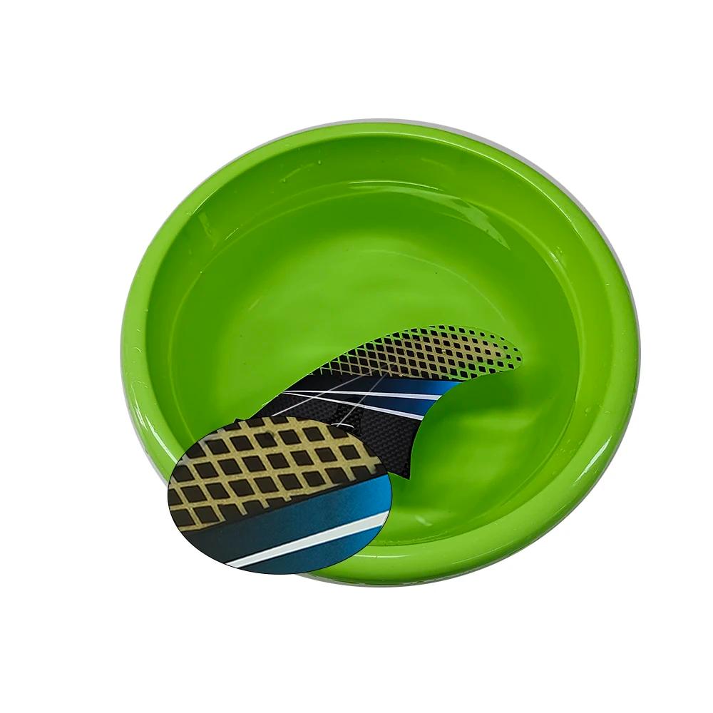 Ailerons de surf en fibre de carbone, G5/G7 LeicFins UPSURF FCS 2, stabilisateur double onglets, 2 L