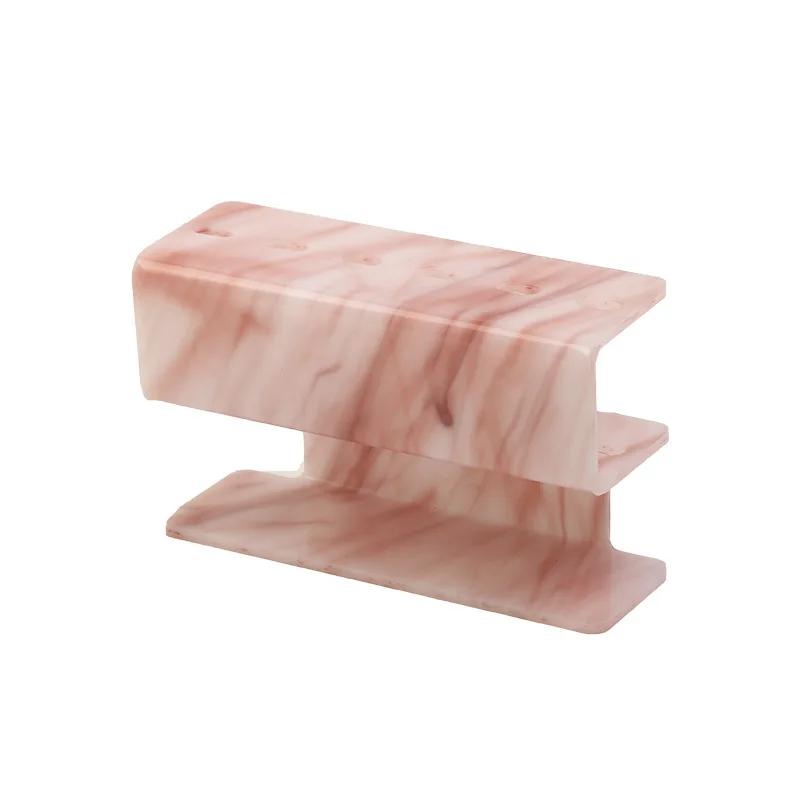 Support de rangement pour pinces à cils en acrylique, ensemble de 6 outils de maquillage durables av
