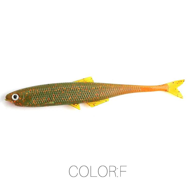 2023 supercontinent leanness ShadTeez 6 cm/8 cm brochet Zander prédateur pêche 3d yeux leurre souple