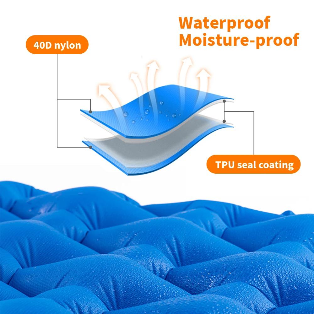 Naturerandonnée matelas gonflable matelas de Camping matelas d'air ultraléger coussin de couchage ex