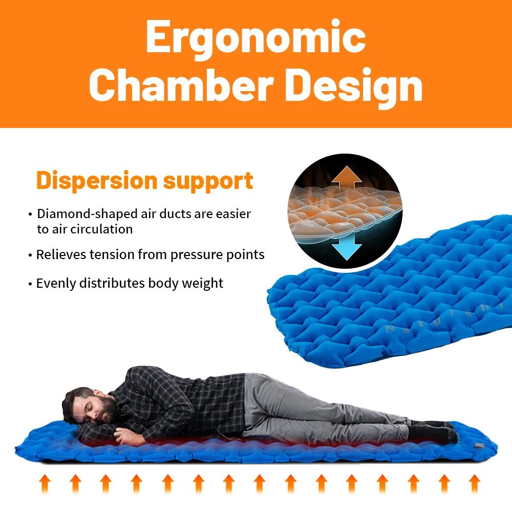 Naturerandonnée matelas gonflable matelas de Camping matelas d'air ultraléger coussin de couchage ex