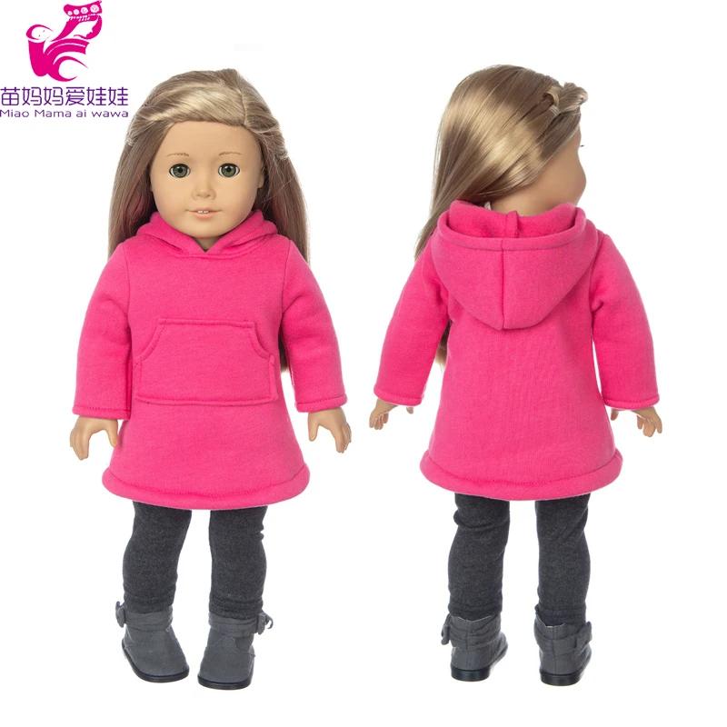 18 pouces fille poupée bleu Blouse cravate un noeud fleur robe bébé poupée vêtements bébé fille cade