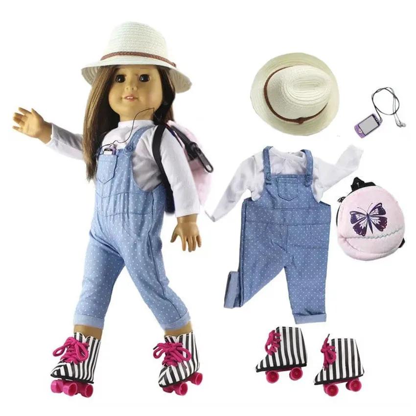 Vêtements de poupée de 18 pouces, plusieurs styles au choix, pour poupée américaine ou notre générat