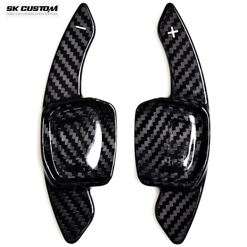 SK personnalisé pour Volkswagen Golf 8 MK8 GTI R ligne voiture en Fiber de carbone volant palette ma