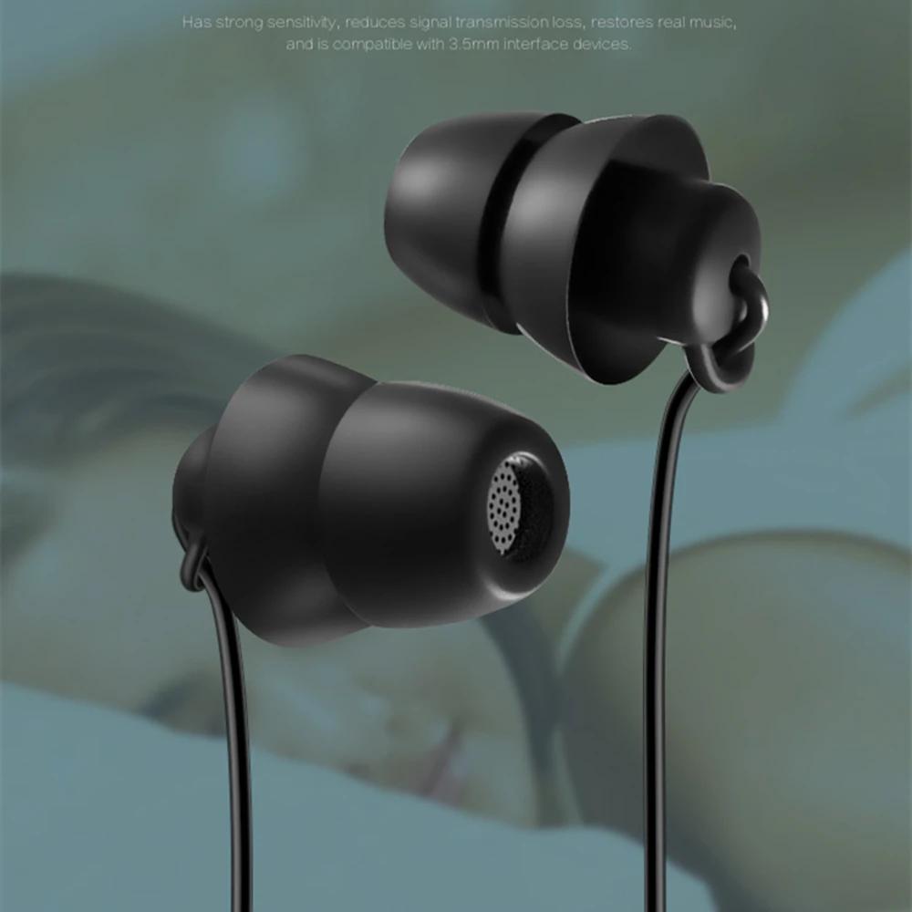 Écouteurs de sommeil intra-auriculaires avec suppression du bruit, écouteurs filaires HiFi pour télé