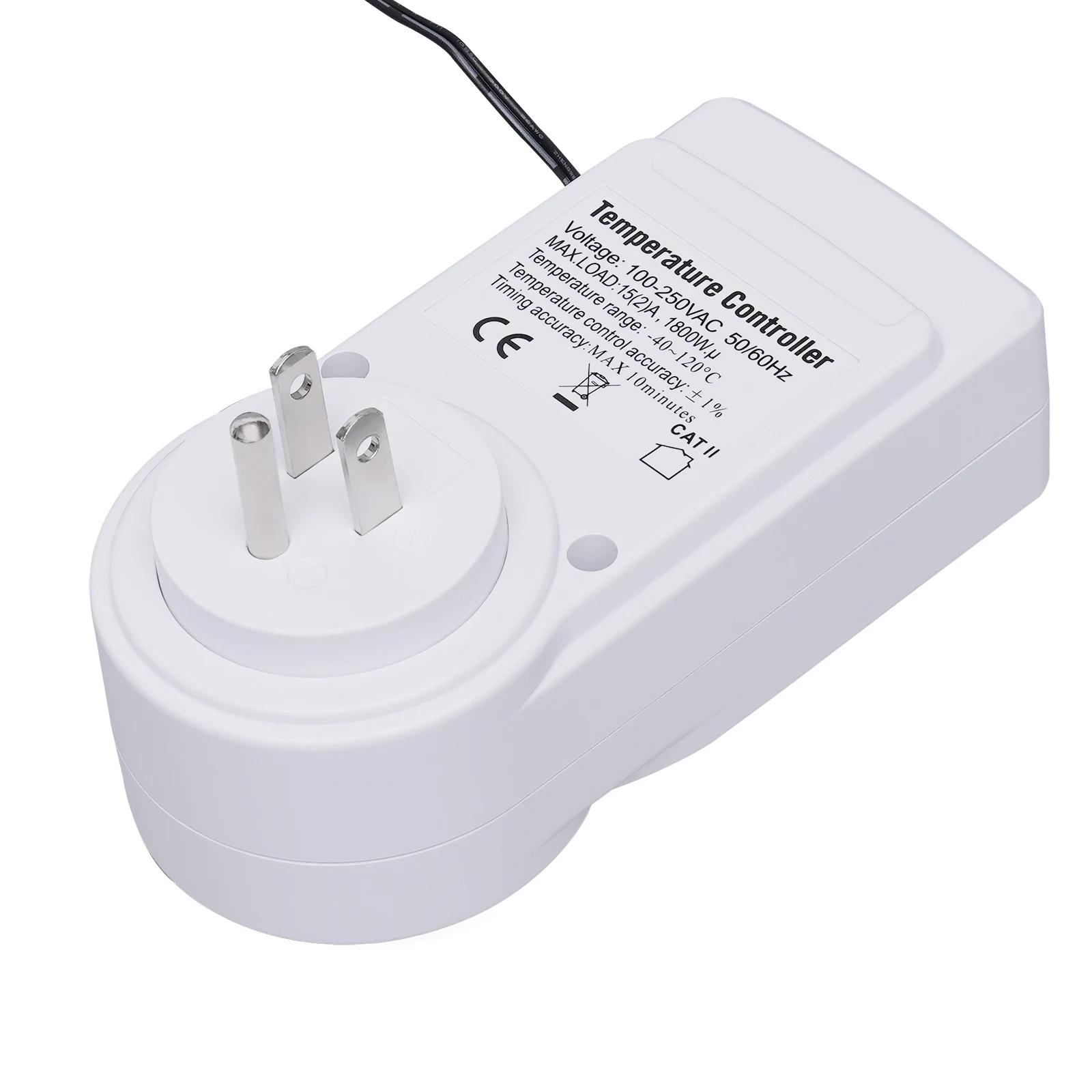 Régulateur de température numérique thermostat contrôle de la température Sortie AC100-250V de chauf