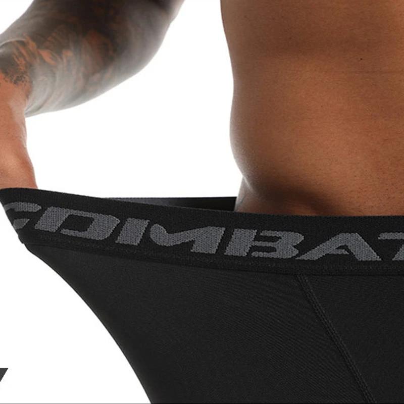 Leggings de football et de basket-ball pour hommes, entraînement à haute élasticité, fitness sportif