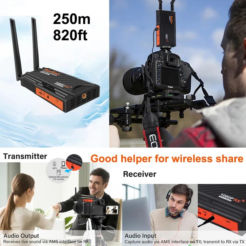 Adaptateur Wifi sans fil 200m, émetteur-récepteur vidéo, prolongateur HDMI 1x4 1 à 2 3 4 pour PS4 DV