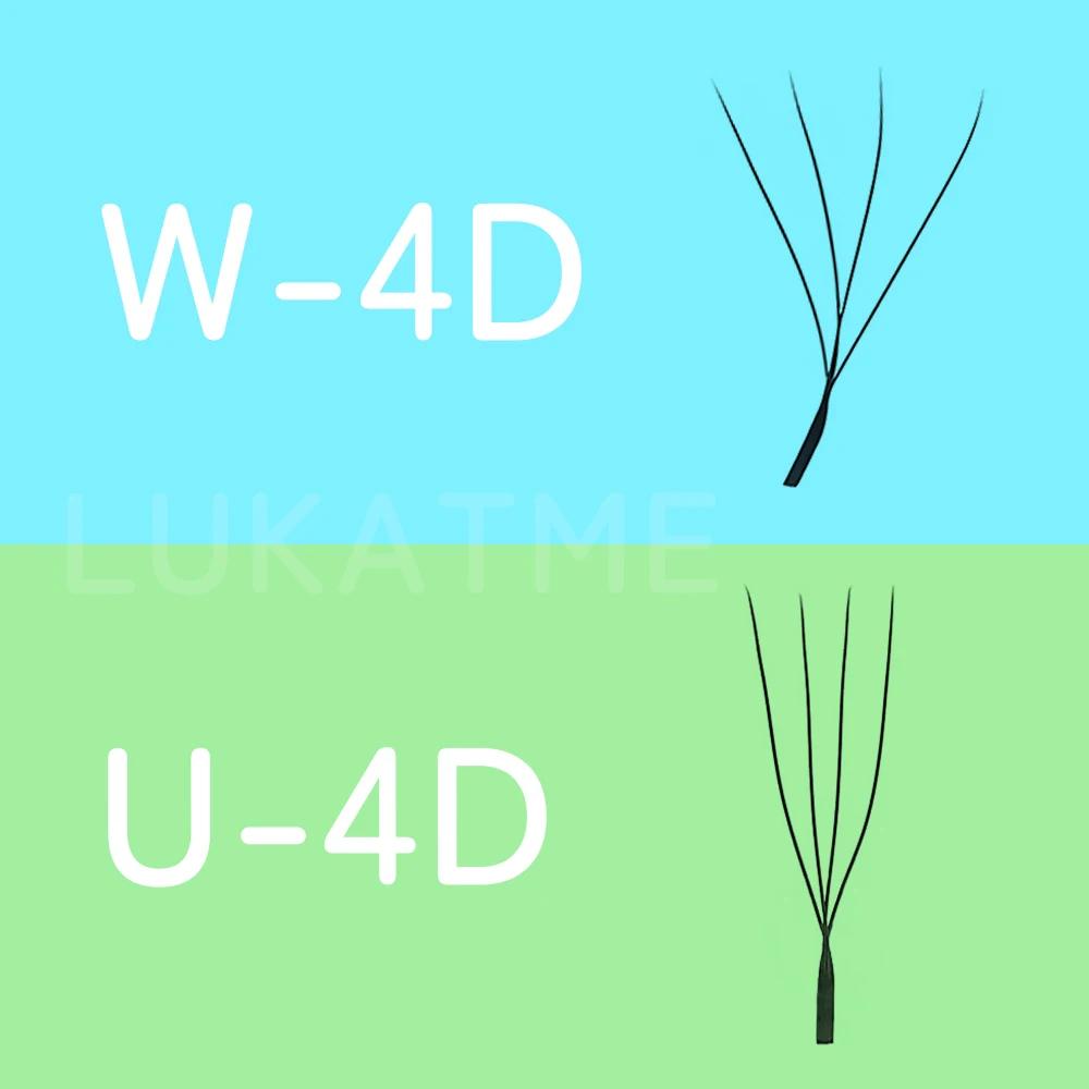 Extensions de cils LUKATME 0.07 PBT, bouquets préfabriqués YY 3D 4D 5D 6D, double 3D, forme W & U, k