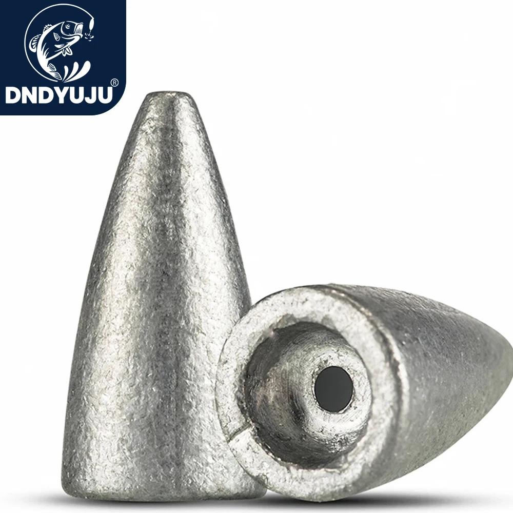 DNDYUJU 10 pièces plomb plombs poids de pêche 2/3.5/5/7/10/14/20g balle plomb poids gabarit tête d'e