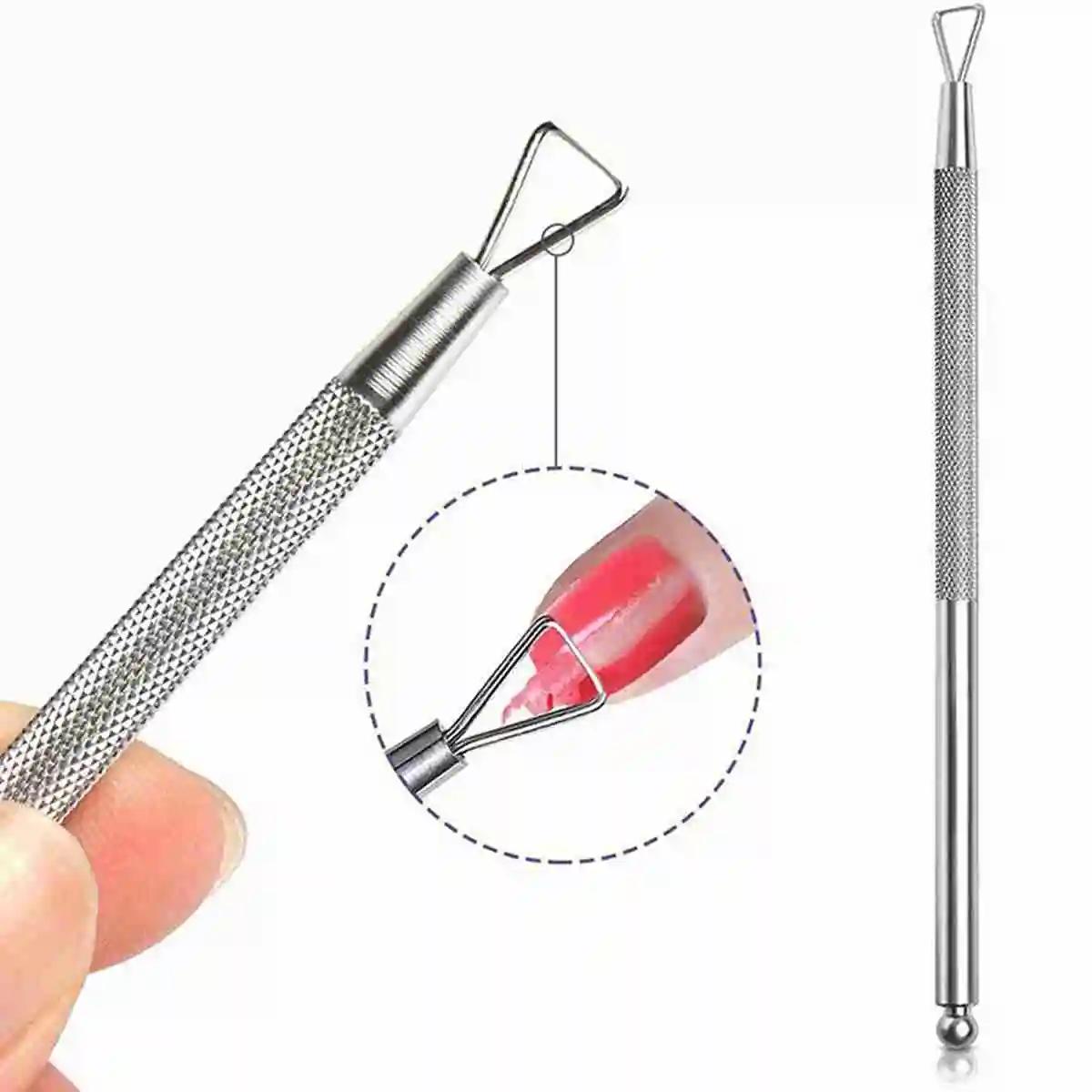 Coupe-ongles professionnel en acier inoxydable, ciseaux, pince multifonction, poussoir à cuticules,