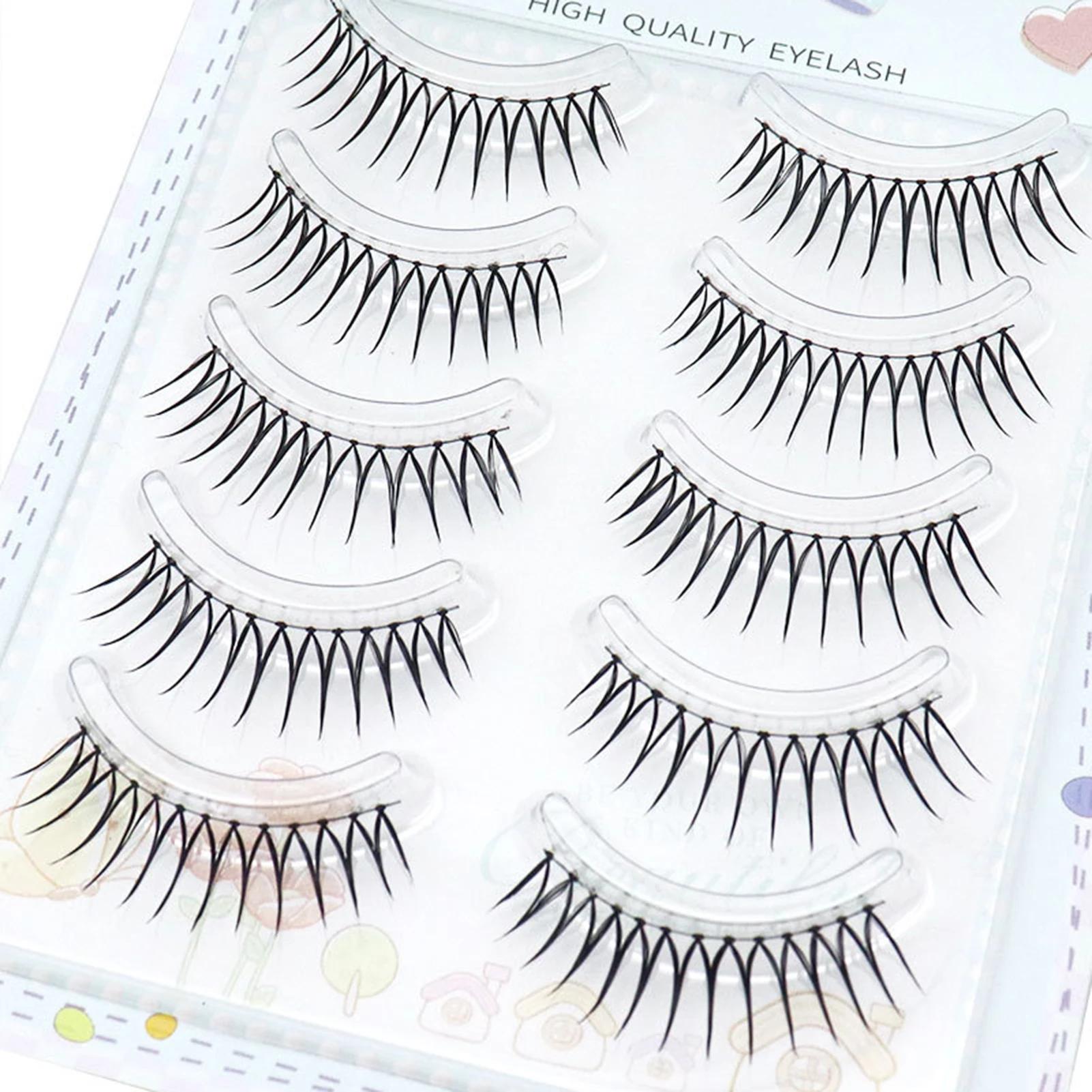 Faux cils coréens en forme de U Ins Zhang Yuanying, naturels, vaporeux, doux, Extension de cils en f