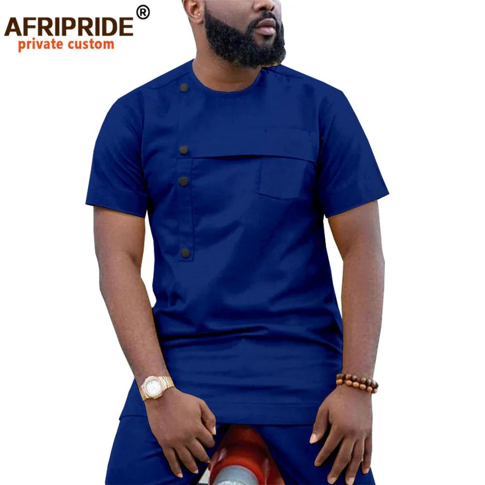 2026 hommes africains vêtements Ankara pantalon ensemble Dashiki chemise 2 pièces tenue haut court t