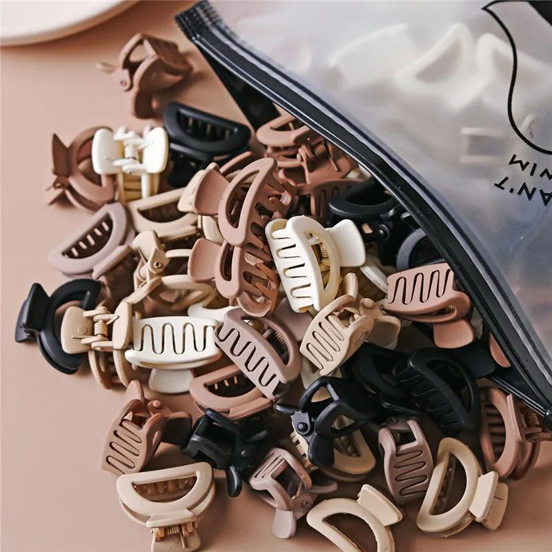 Petites clips beiges mixtes, accessoires pour filles mignonnes, parfaits pour un usage quotidien, de