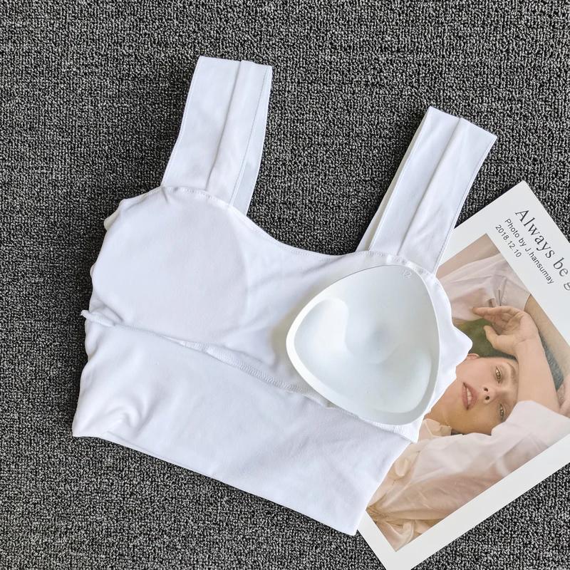 Femmes Sexy culture hauts Yoga soutien-gorge femme Streetwear sans manches Camis sans couture Sport