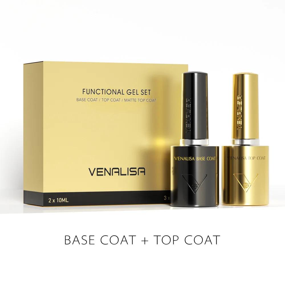 1/2/3 pièces Kit Venalisa 10ml vernis à ongles HEMA/TPO Base gratuite diamant Ultra brillant trempé 