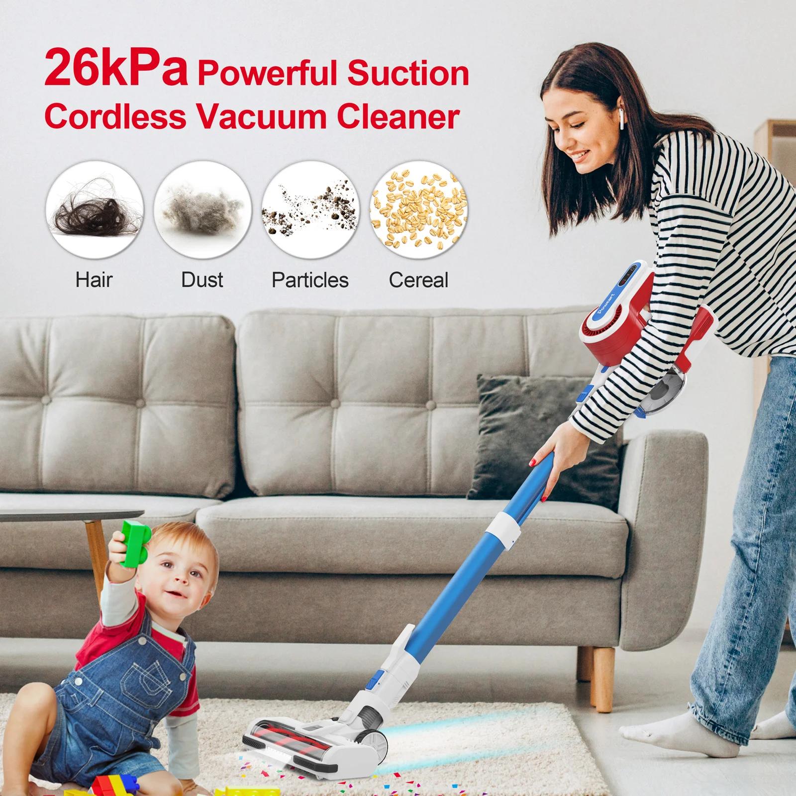 POWEART-aspirateur sans fil V80 26KP, puissant appareil d'aspiration