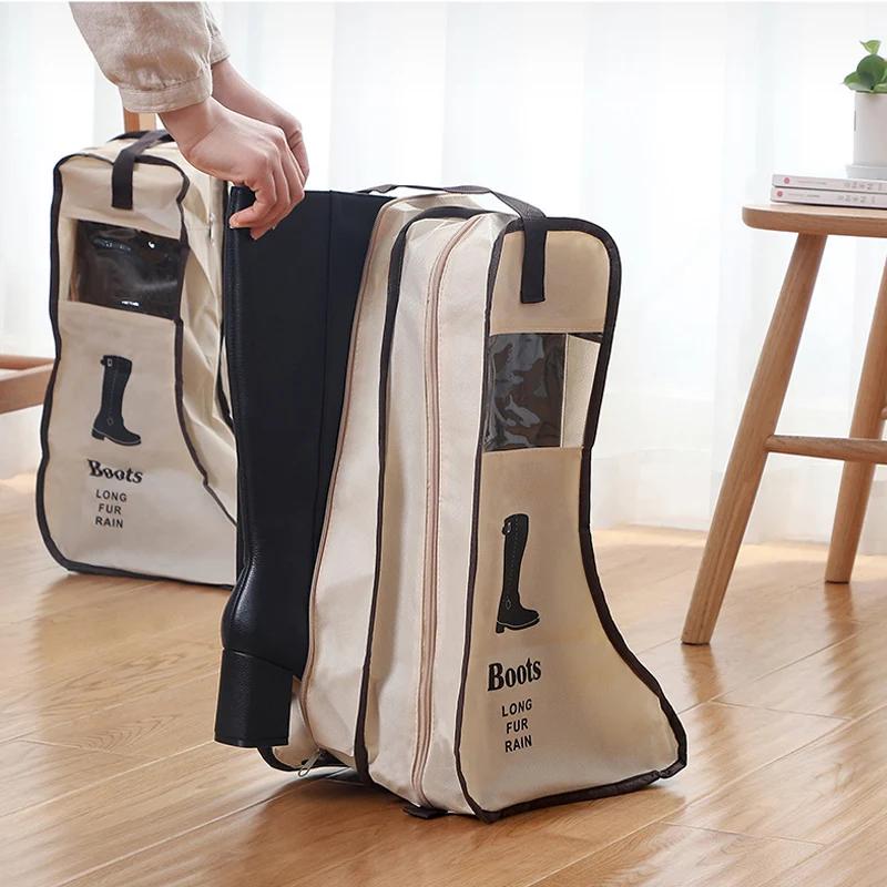 Sacs de rangement pour chaussures, couverture longue pour bottes de pluie, organisateur anti-poussiè