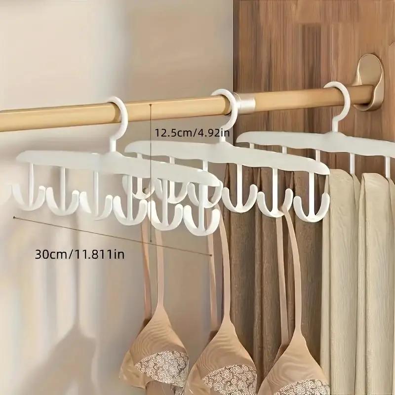 Cintre rotatif à 12 crochets – Organisateur de placard peu encombrant pour cravates, ceintures, sous