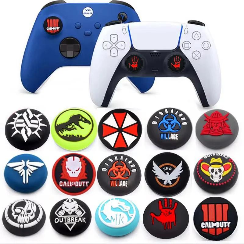 Capuchon de poignée de bâton de pouce, housse de Joystick pour Sony Dualshock 5/4/3 PS5 PS4 PS3 Slim