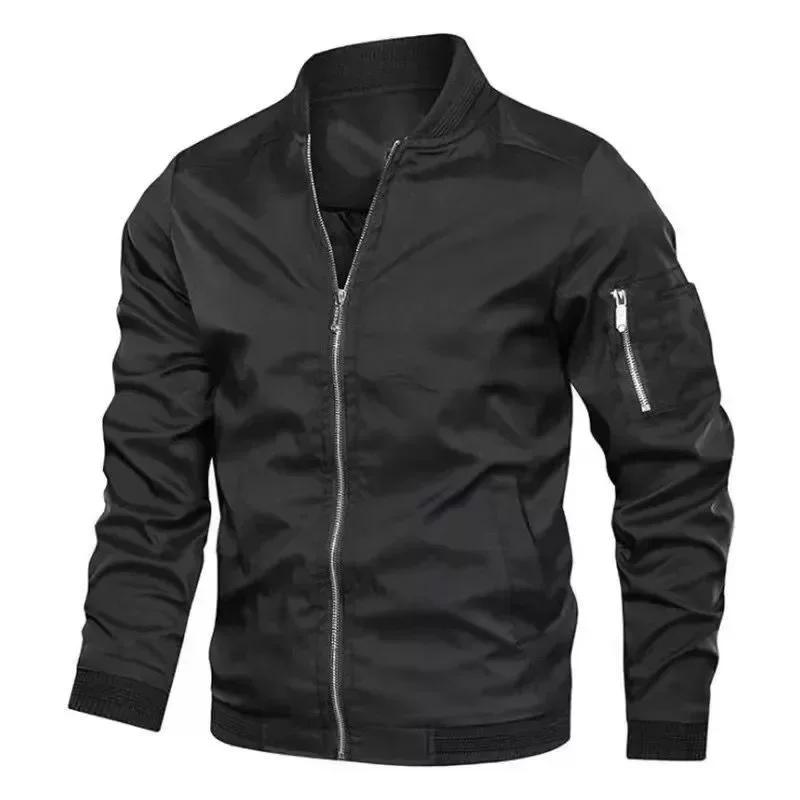 Veste d'automne pour hommes, uniforme de Baseball à manches longues, coupe-vent, veste fine de cycli