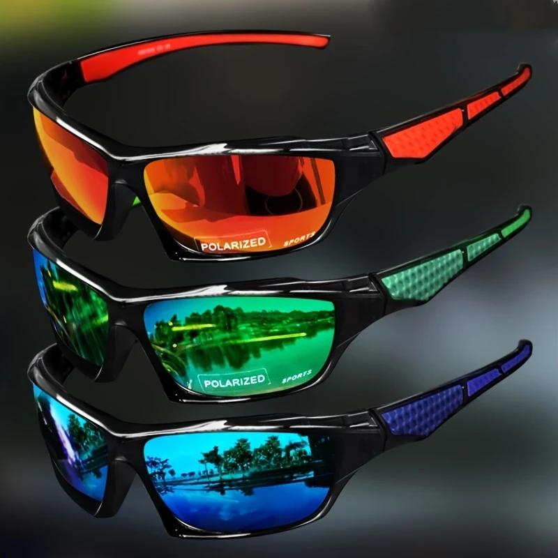1/3 pièces sport lunettes de soleil polarisées pour hommes léger Vision nocturne hommes nuances cycl