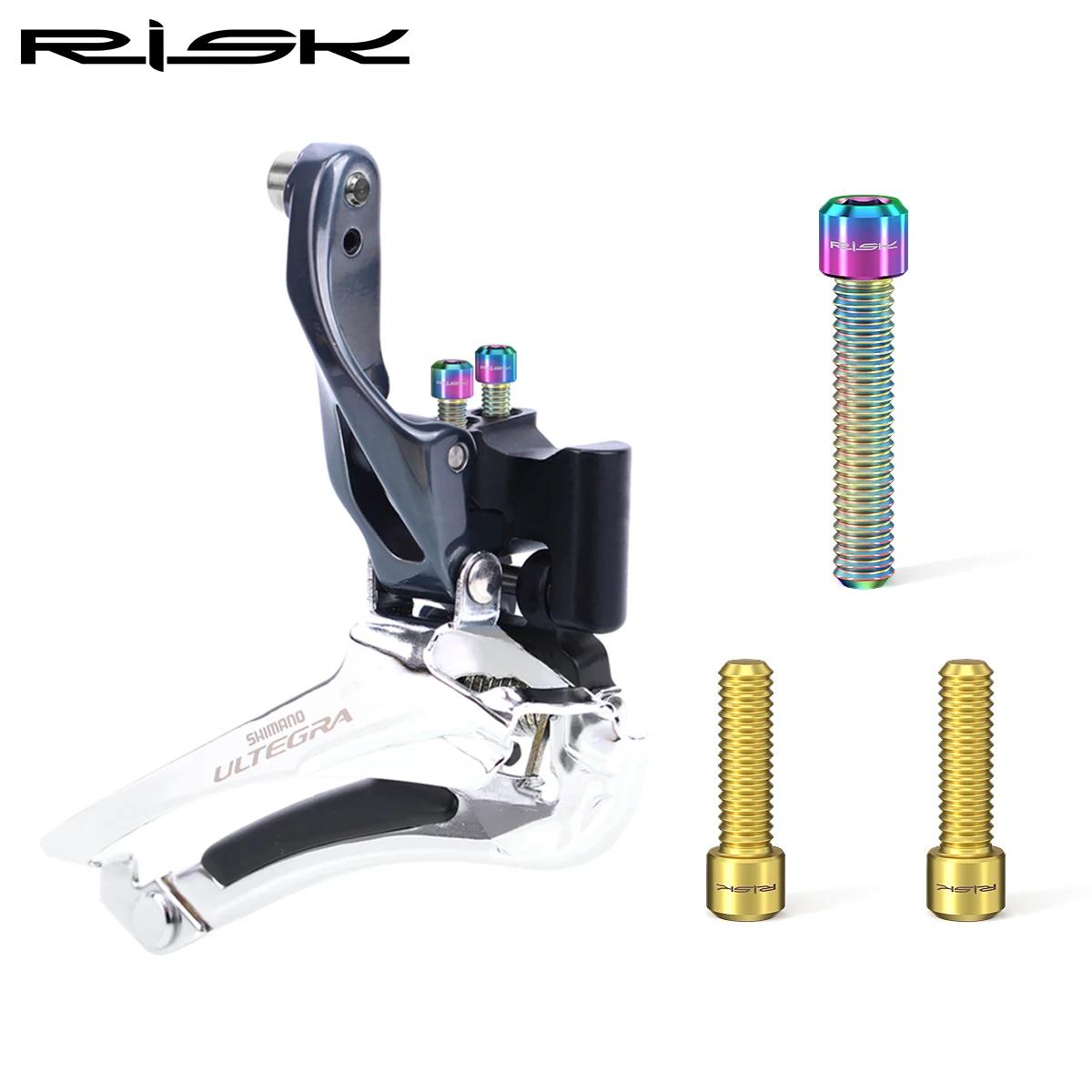 Risque M4 * 13.5/M4x20mm, boulons de dérailleur avant/arrière en alliage de titane pour vélo vtt XT 
