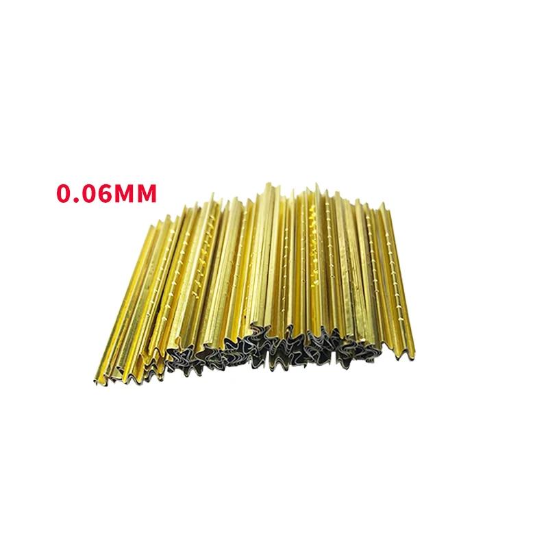 100 pièces/boîte 0.05MM/0.06MM outils en feuille d'étain outils de serrurier or et argent feuille d'