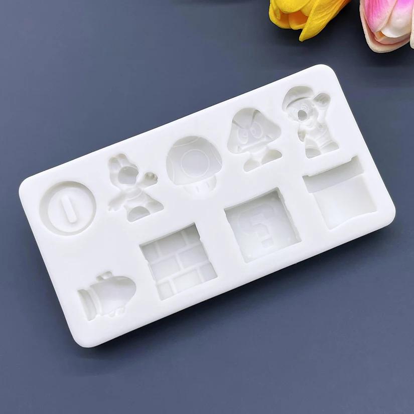 Moule de cuisson de gâteaux en Silicone, dessin animé, Sugarcraft, Cupcake au chocolat, outils en ré