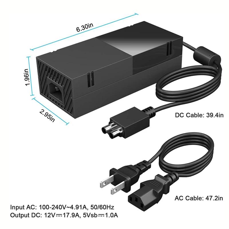 Chargeur de rechange pour Xbox One avec câble, alimentation secteur, adaptateur secteur, 12V, 10A, 1