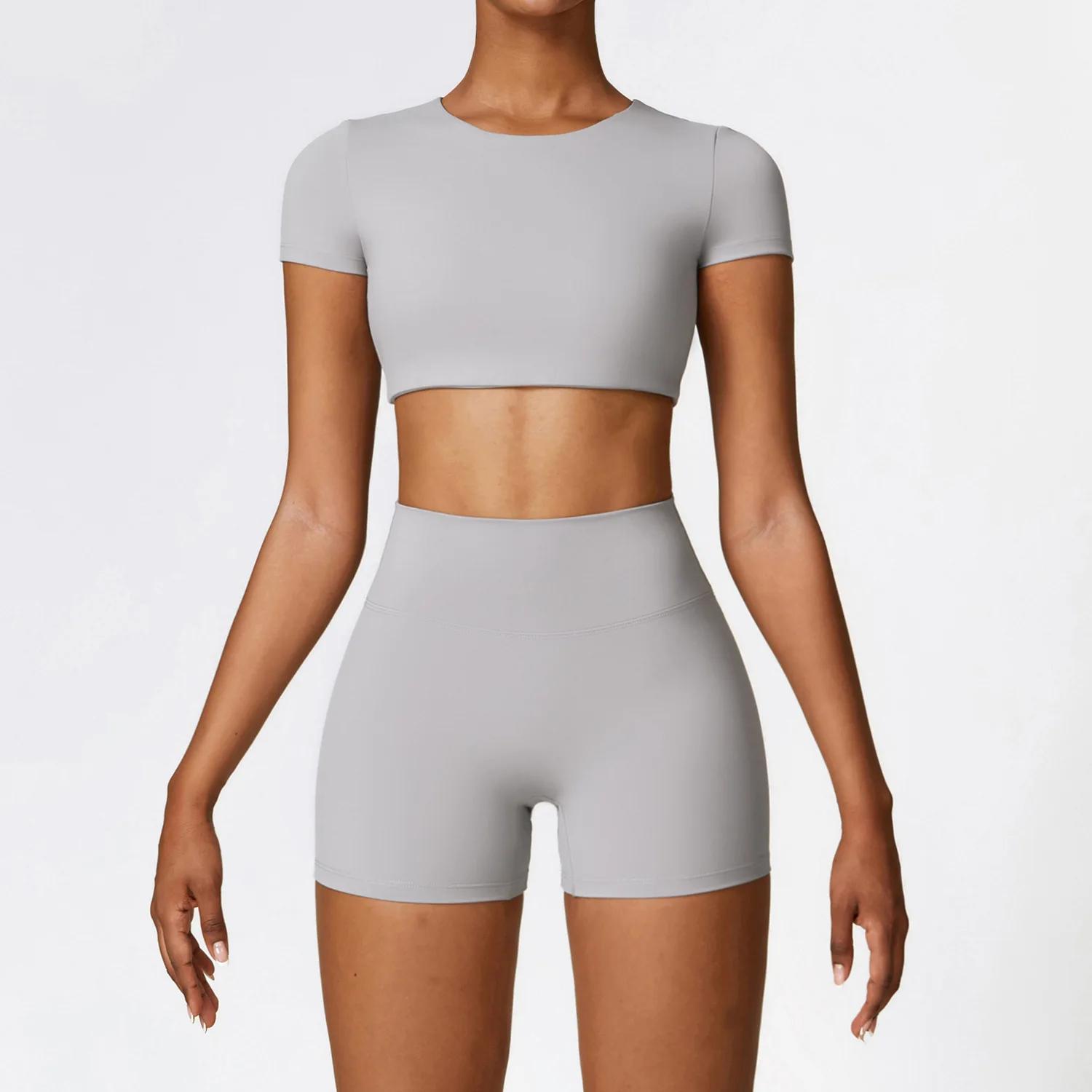 2 pièces ensemble de Yoga femmes vêtements de sport Fitness ensemble d'entraînement vêtements de spo