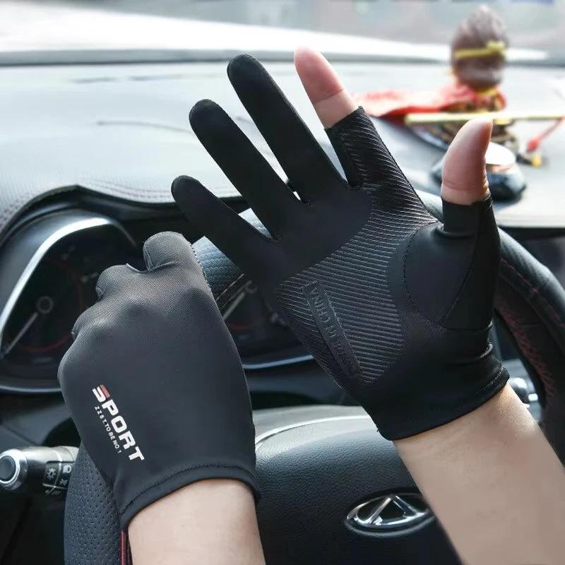 Ice InjHalffinger Gants de cyclisme pour hommes et femmes, Sports de plein air, Fitness, Conduite, P