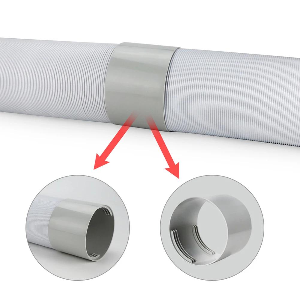 130 150mm tuyau d'extension de conduit télescopique Flexible Mobile climatiseur tuyau d'échappement 