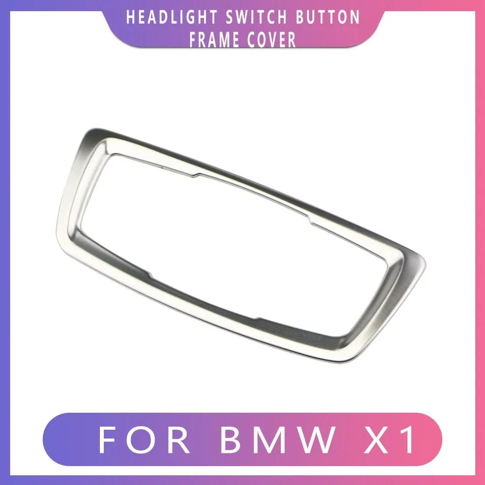 Cadre de bouton de commutateur d'éclairage de sauna de voiture, garniture de couverture pour BMW bro