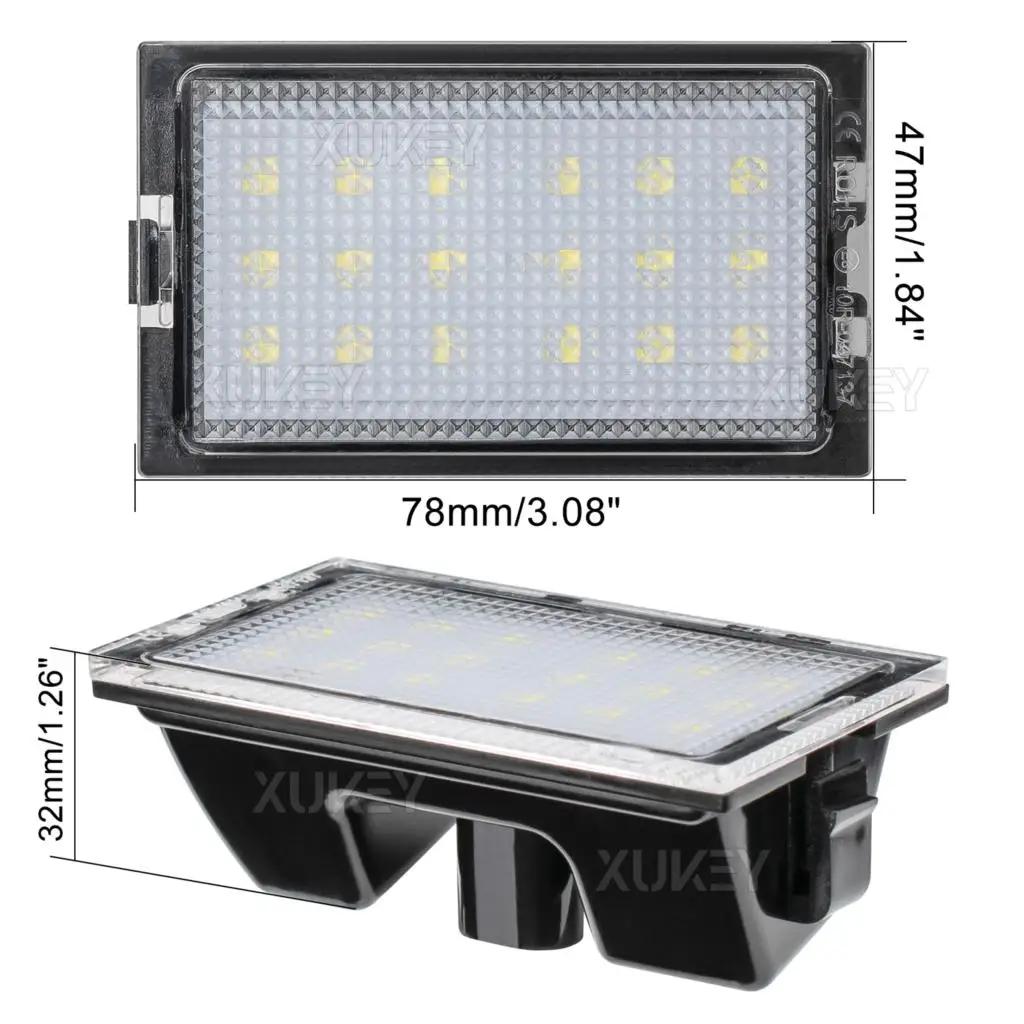 2 feux de plaque d'immatriculation arrière LED pour Land Rover Discovery 3 05-09 Discovery 4 Freelan